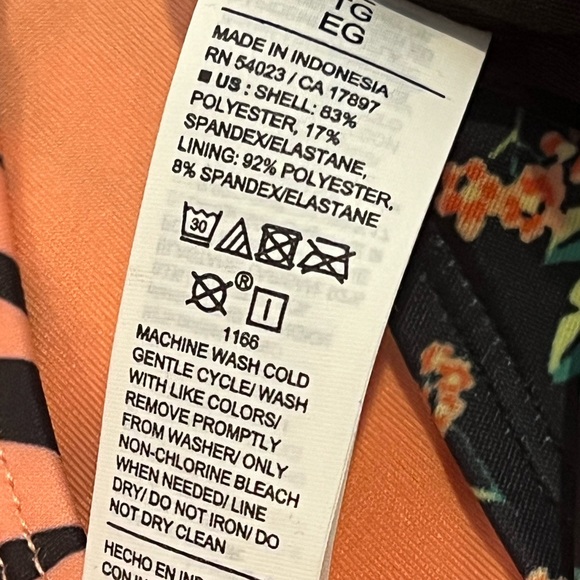 Old Navy Bikini Swim Bottoms XL Set Of 2 X-Large 18 Tropical Floral Trendy Cute - Picture 7 of 11